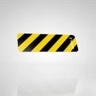 Znak podłogowy, naklejka - oznacznik do pól odkładczych - kształt `I`